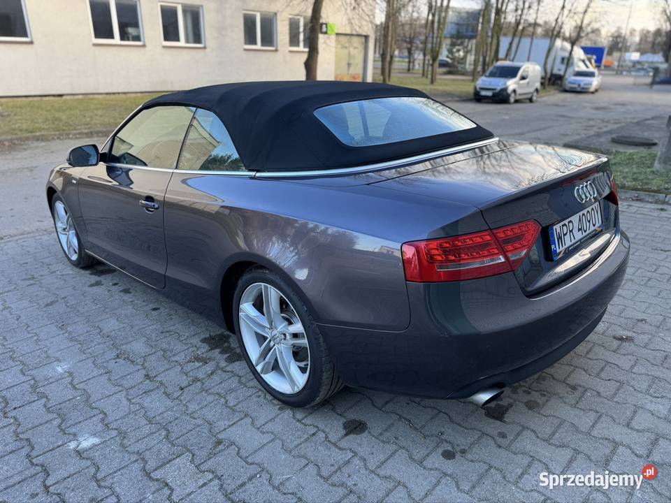 Audi A5 S LINE Kabriolet Automat 20TFSI BANG poduszka powietrzna mazowieckie Pruszków