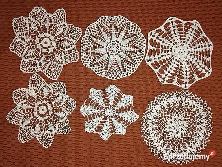 serwetki szydełkowe małopolskie Bukowno sprzedam