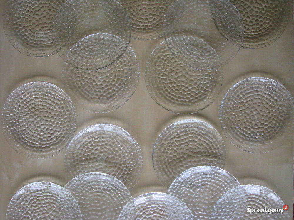 16 szklanych talerzyków na ciasto Wrocław