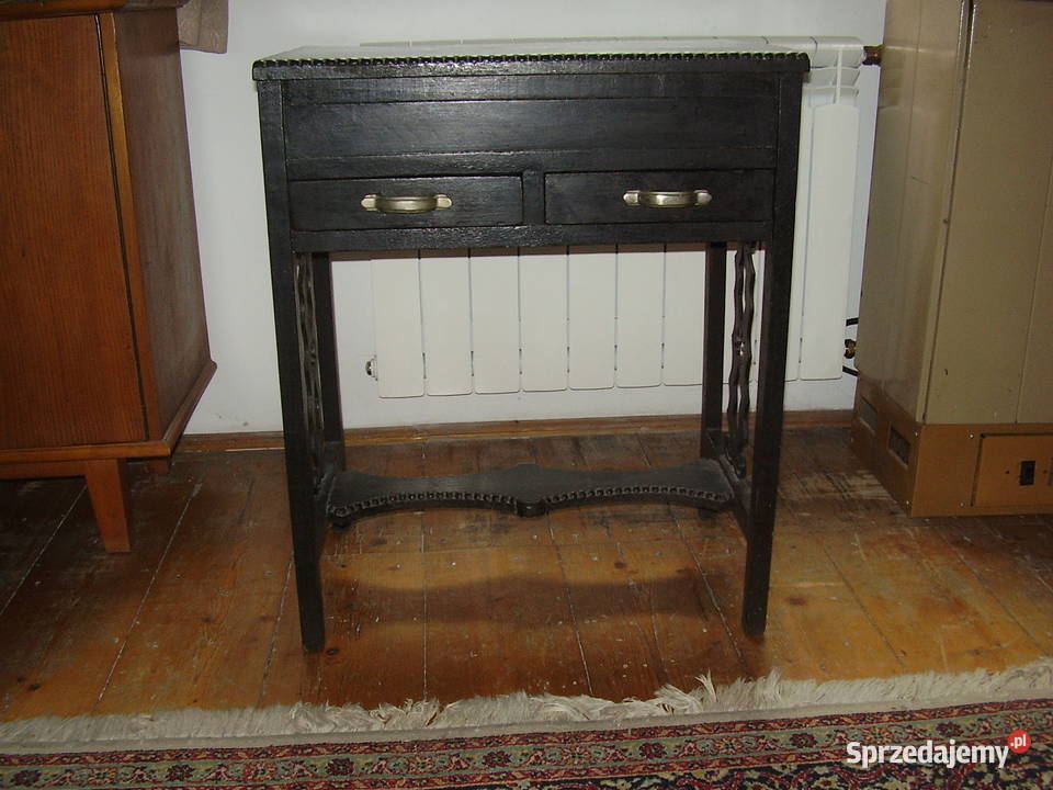 KONSOLA DREWNIANA Z SZUFLADAMI Warszawa