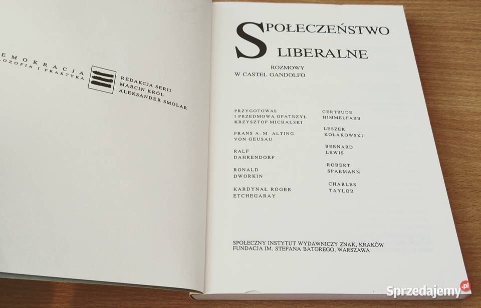 Społeczeństwo liberalne rozmowy w Castel Gdańsk