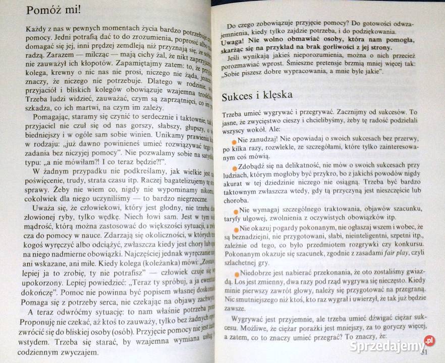 Nastolatki i bon ton Maria Dańkowska Chełm sprzedam