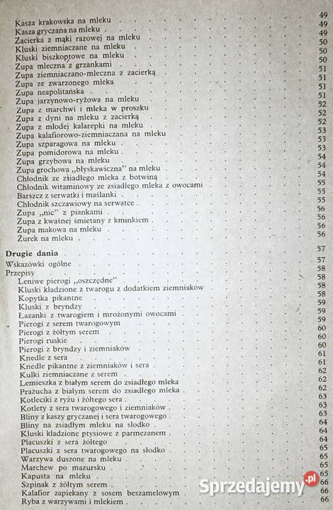 Mleko w potrawach i napojach Zofia Maciesowicz lubelskie Chełm