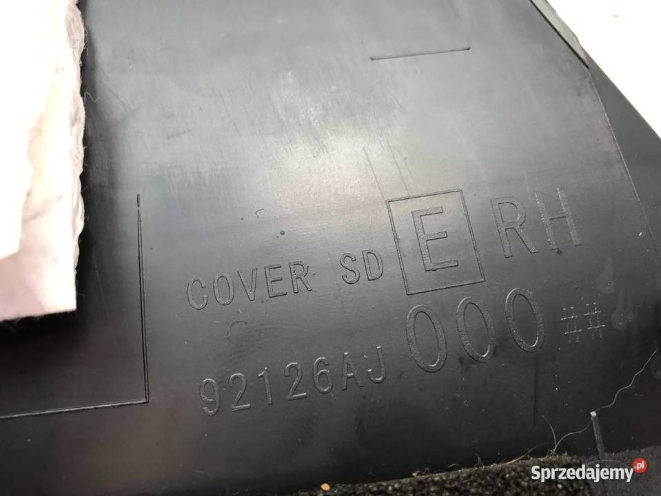 SUBARU OUTBACK 4 IV BR 0914 OSŁONA BOCZNA TUNELU Skarżysko-Kamienna