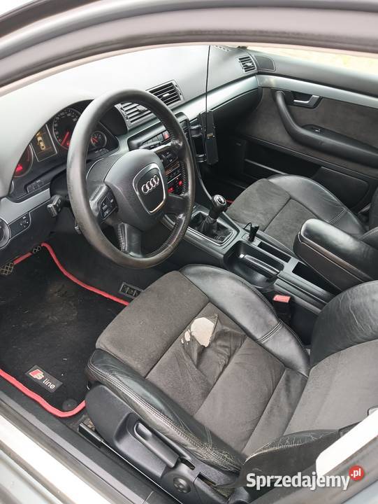 Audi a4 b7 Xenon Navi Skóra Alcantara 20 tdi podgrzewane fotele Poniec sprzedam