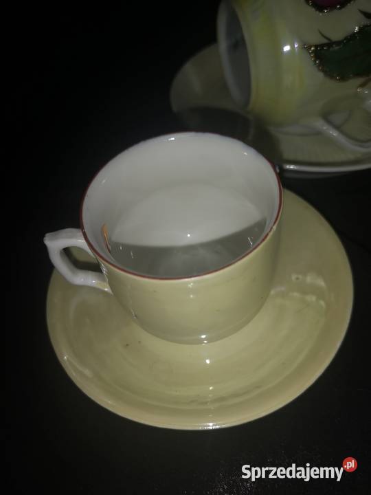 Filizanka opalizowana z wypuklym dekorem Gdańsk