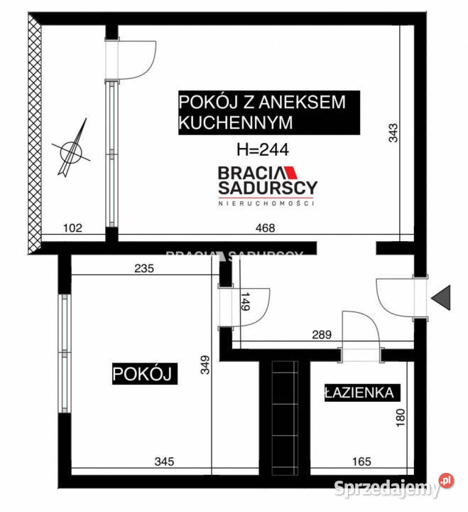 Mieszkanie na sprzedaż 333m2 2 pokoje Kraków