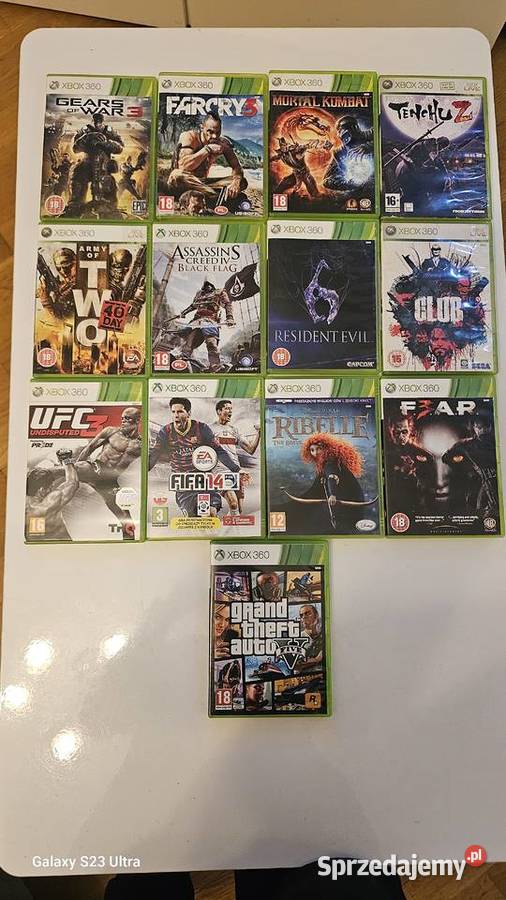 Xbox 360 E 250GB Kinect 2 pady 13 gier