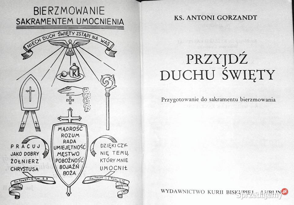Przyjdź Duchu Święty ks Antoni Gorzandt Chełm