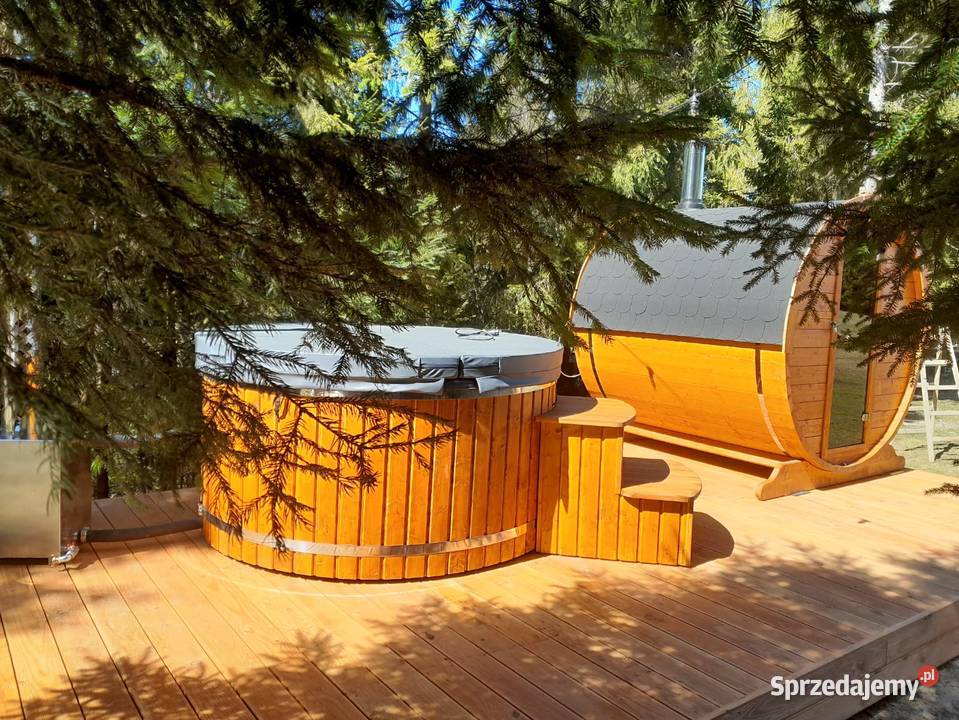 Balia ogrodowaKOMPLET Gorąca beczka Jacuzzi Jacuzzi Podsarnie