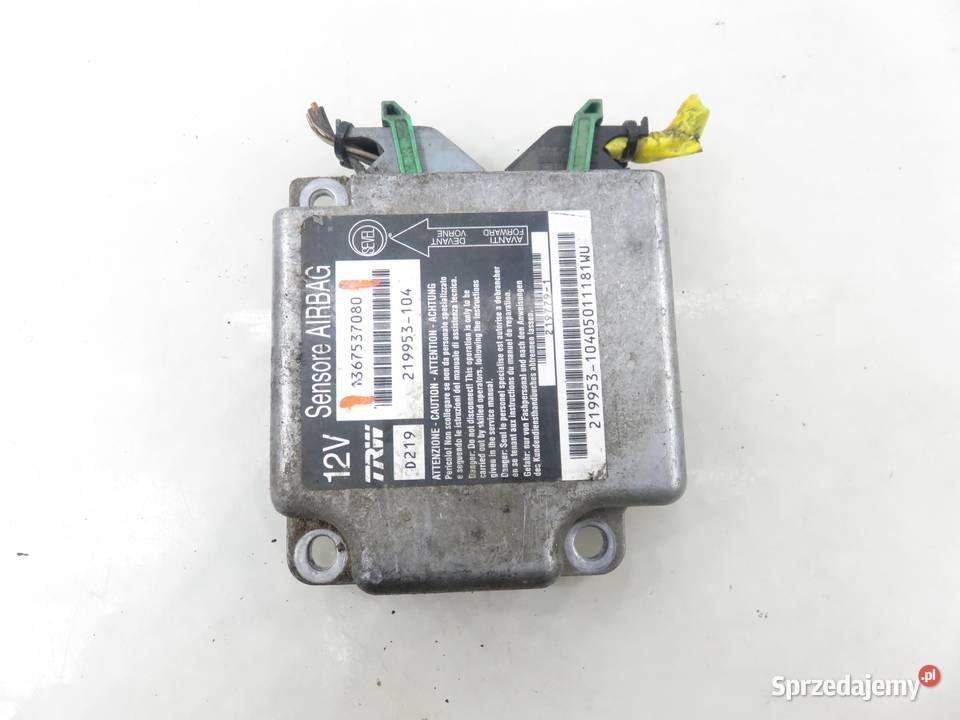 MODUŁ AIRBAG CITROEN JUMPER II 1367537080 Skrzynki bezpieczników