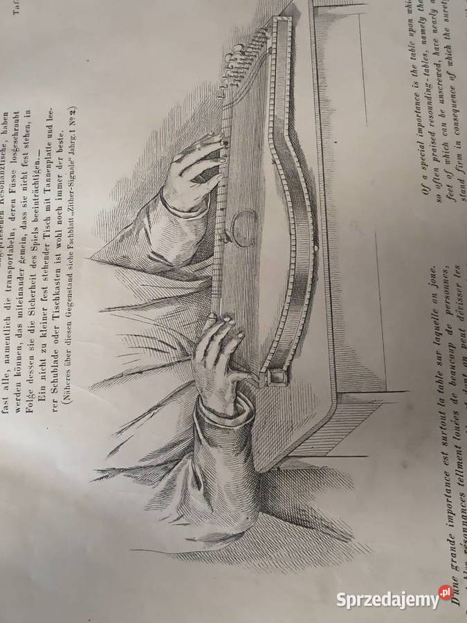 Cytra zither w futerale stara szkoła gry komplet łódzkie sprzedam