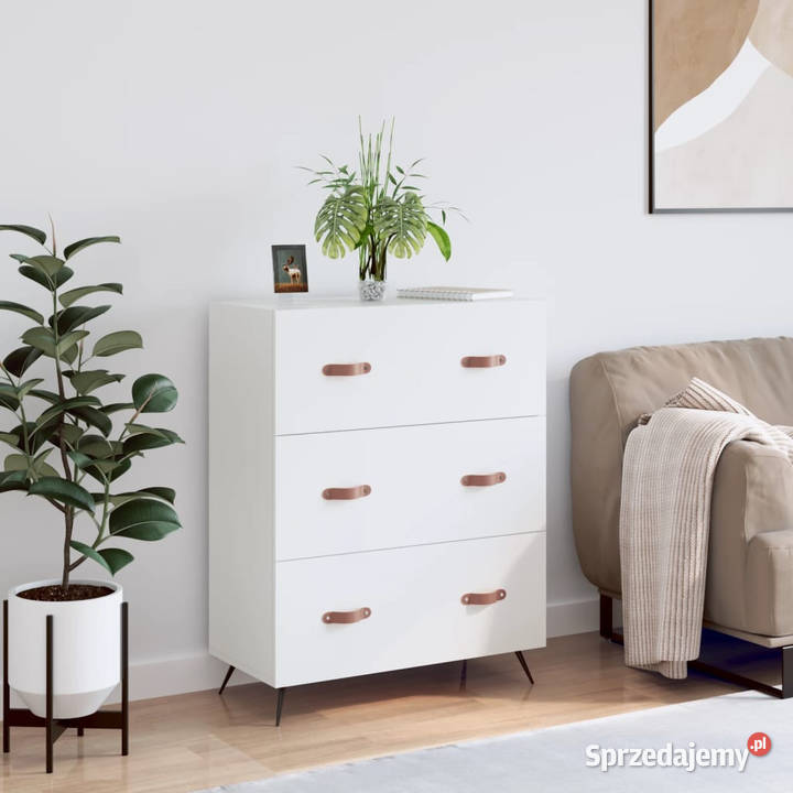 Komoda biała 695x34x90 materiał drewnopochodny Komody Warszawa sprzedam