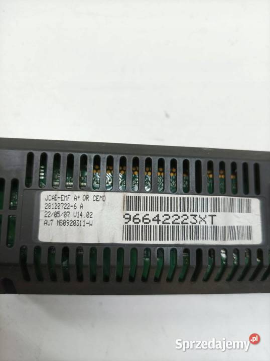 WYŚWIETLACZ 96642223XT Peugeot 307 I 20012008