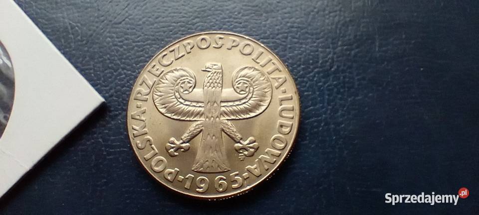 Stare monety 10 złotych 1965 Kolumna PRL Polska