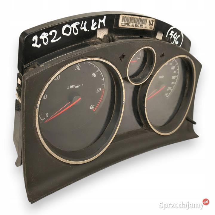 LICZNIK ZEGARY 13267567 UX Opel Astra H Zafira B