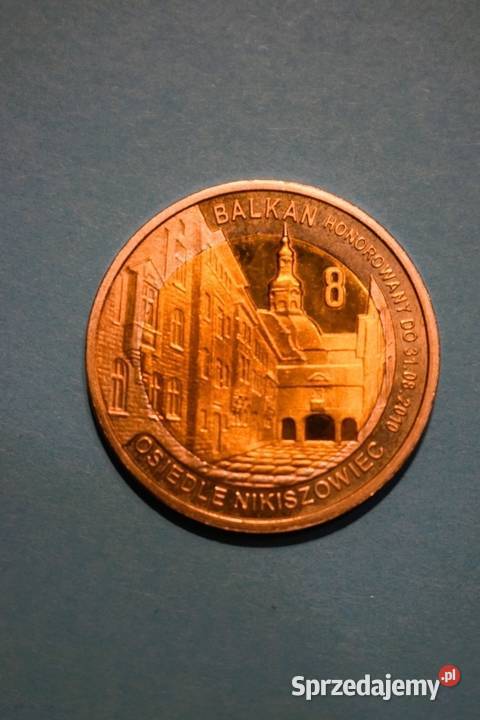 Moneta 8 Balkan Dukat Śląski 2010 Katowice Numizmatyka