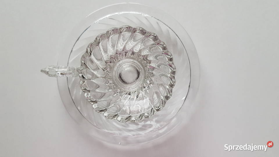 Kaganek Spirelli Ząbkowice szkło PRL Dąbrowa Górnicza