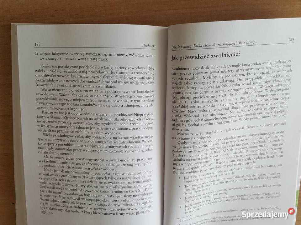 KSIĄŻKA Zwolnienia pracowników a polityka Książki i Podręczniki Złotniki