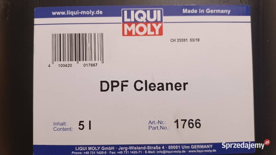 Liqui moly 1766 dpf Wrocław sprzedam