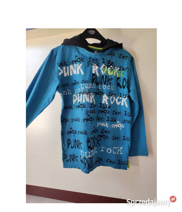 punk rock bluza z kapturem młodzieżowa casual Kielce