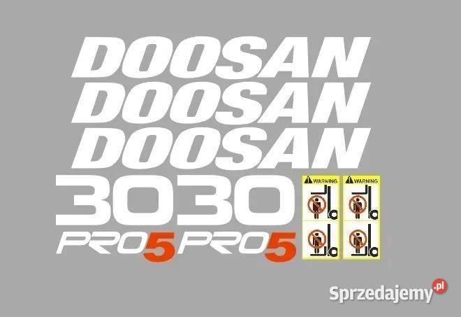 Naklejki oklejenie DOOSAN D30 pro Zamiennik Janików