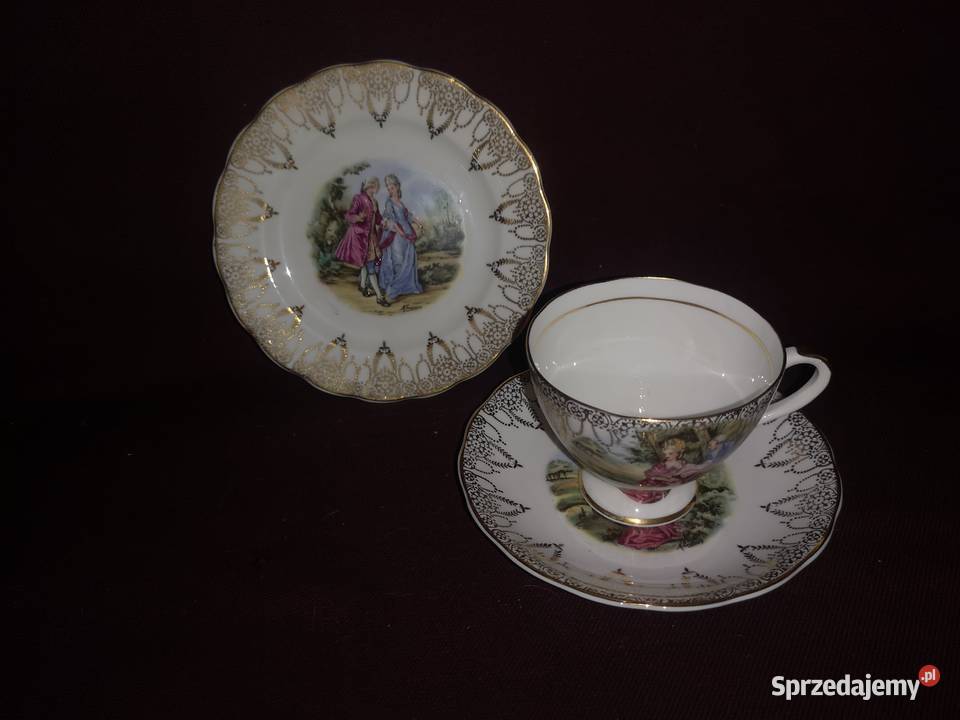 Filiżanka z talerzykiem deserowym Cobrige Gdańsk