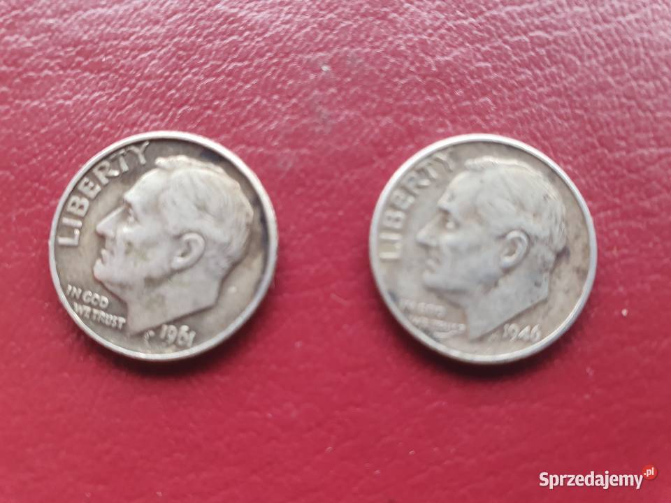 One Dime 1946r 1961r śląskie Będzin