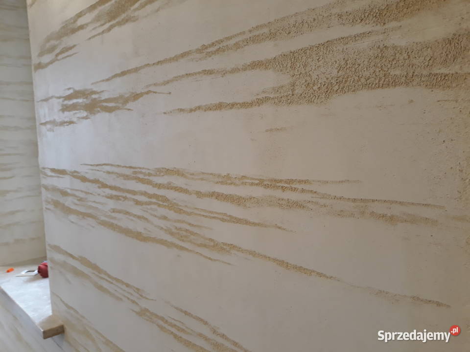 Tynki dekoracyjne skała beton stal cegła Łódź sprzedam