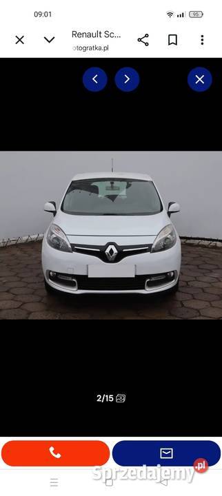 Scenk 3 wielofunkcyjna kierownica Scenic