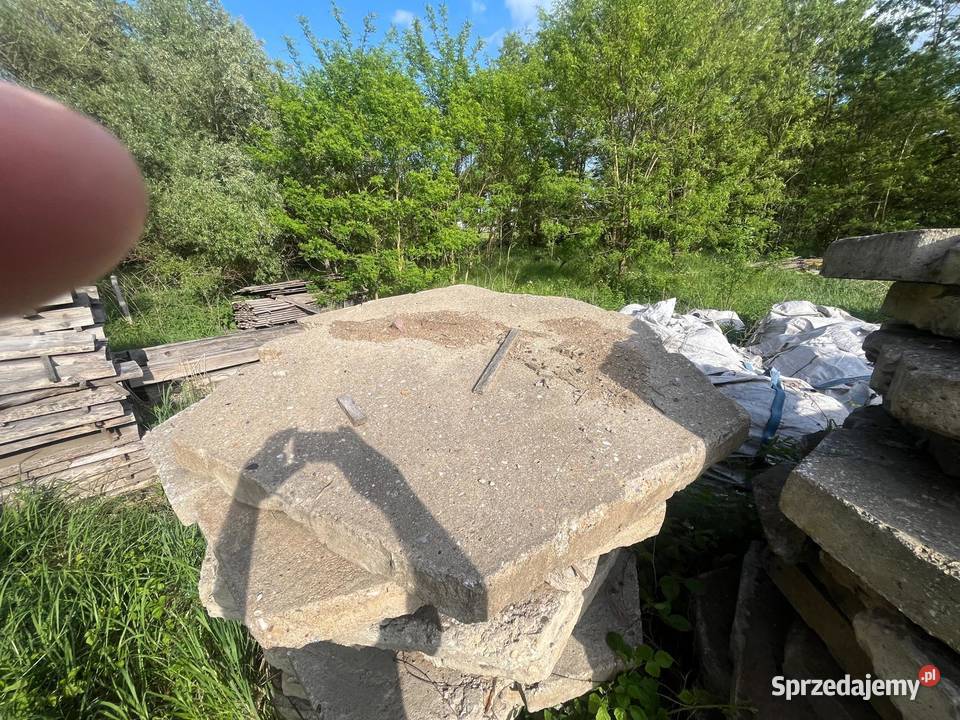 Płyty betonowe SZEŚCIOKĄTNE heksagon 18m gr 12 wielkopolskie