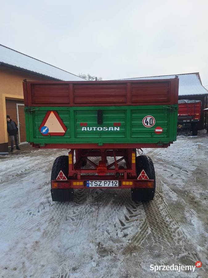 Przyczepa D 732 wywrotka zarejestrowana Ruszcza sprzedam