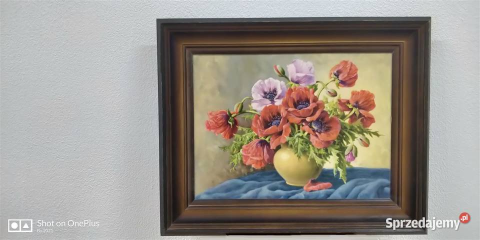 Obraz reprodukcja kompozycja kwiatów 52x42 Nysa