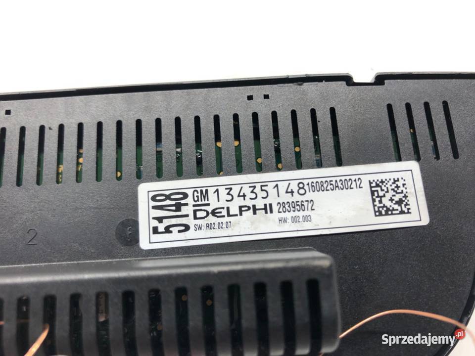 PANEL STEROWANIA NAWIEWU OPEL MERIVA B 13435148 Motoryzacja