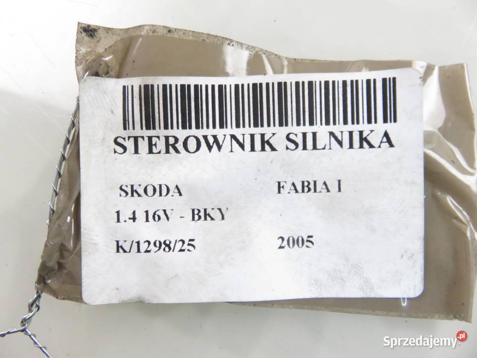 STEROWNIK SKODA FABIA I 14 16V BKY 036906034JE osobowe