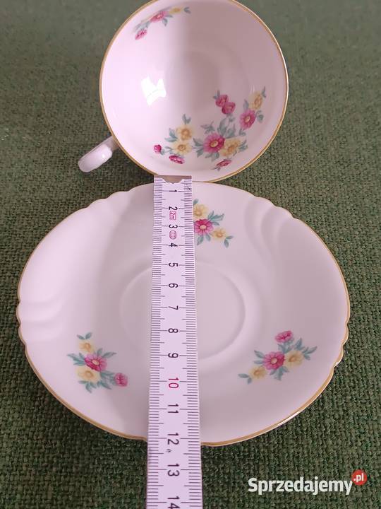 Mała filiżanka porcelanowa Volkstedt Elfenbein