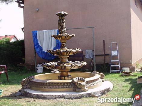 Piekna fontanna ogrodowa Baseny i oczka wodne Zduńska Wola