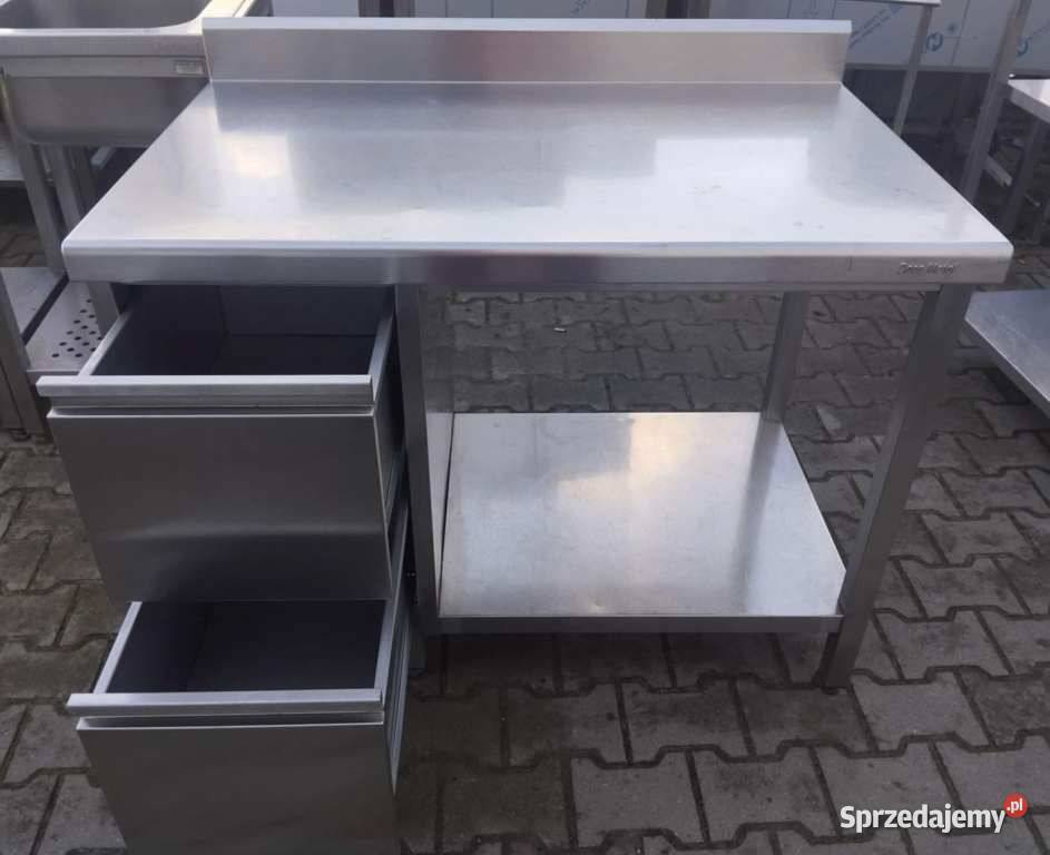 Stół z Półką i Szufladami Dora Metal 1107085 S wielkopolskie Nowe Skalmierzyce