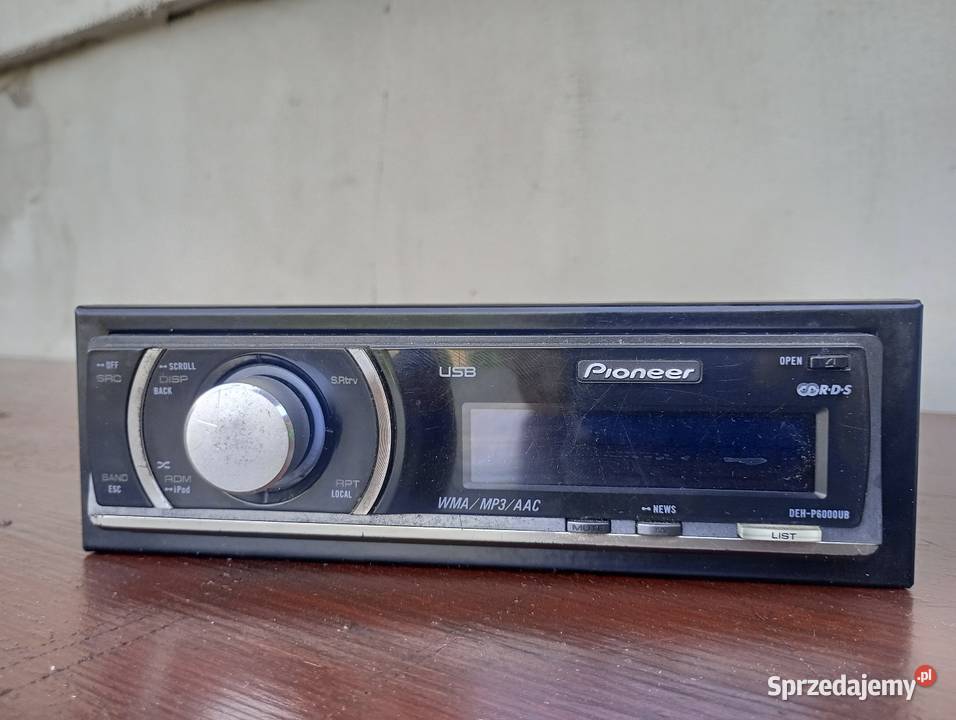 Radio samochodowe pioneer dehp6000ub cd mp3 USB świętokrzyskie Sandomierz sprzedam