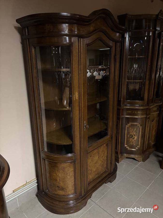 Włoska Stylowa Witryna Serwantka 114 Gięte lubuskie Gorzów Wielkopolski sprzedam