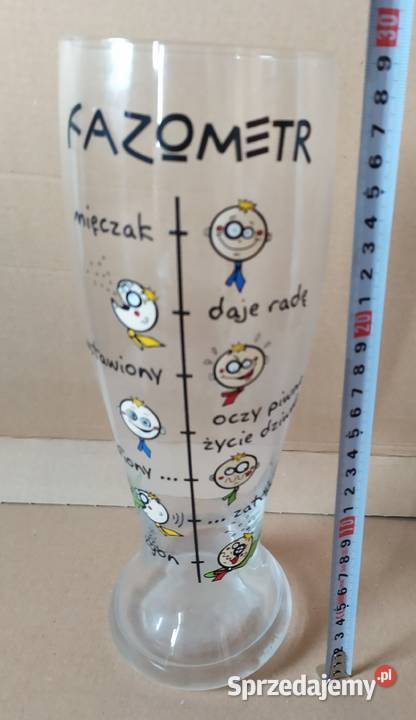 362 DUŻY SZKLANKA do PIWA imprezowo urodzinowa Łódź sprzedam