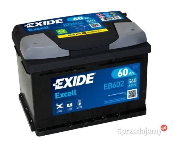 Akumulator Exide Excell 60Ah 540A EN PRAWY PLUS Wałbrzych