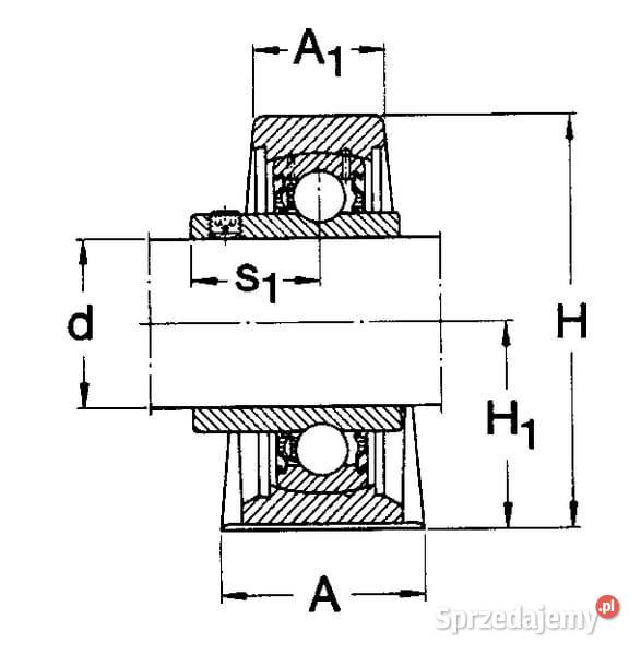 Obudowa łożyska kpl SKF 7500SY25TF Kamionna