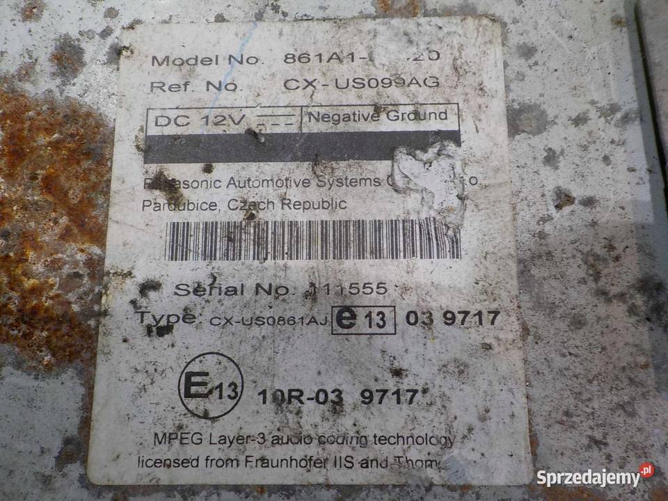 TOYOTA VERSO 10r modul multimediow 861A10F Suków