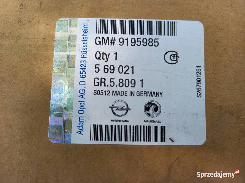 5690219195985 Tarcza hamprzód Opel Corsa CTigra Kraków