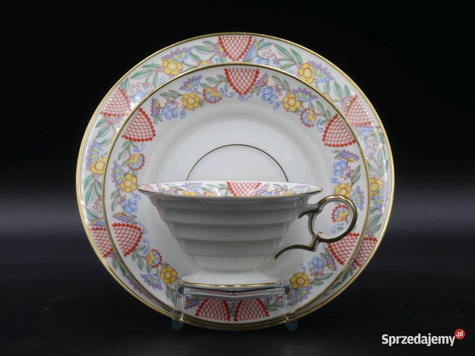 Urokliwe trio Hutschenreuther 1928 43 piękne Poznań