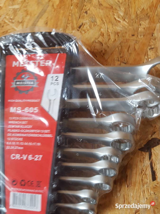 KLUCZE PŁASKOOCZKOWE Zestaw Kluczy 627mm 605