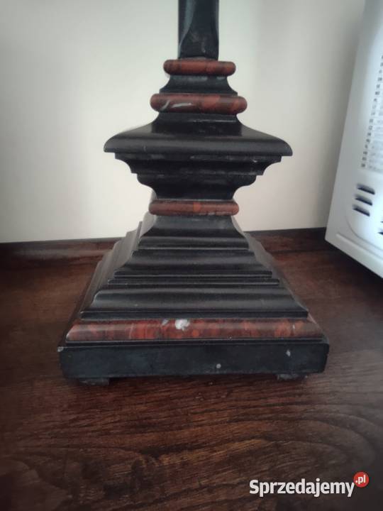 Stary krucyfiks krzyż marmur koniec XIX w wielkopolskie Gniezno