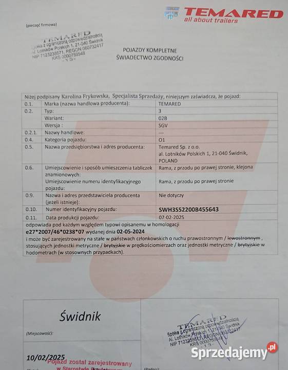 Sprzedam Swidnik TEMA