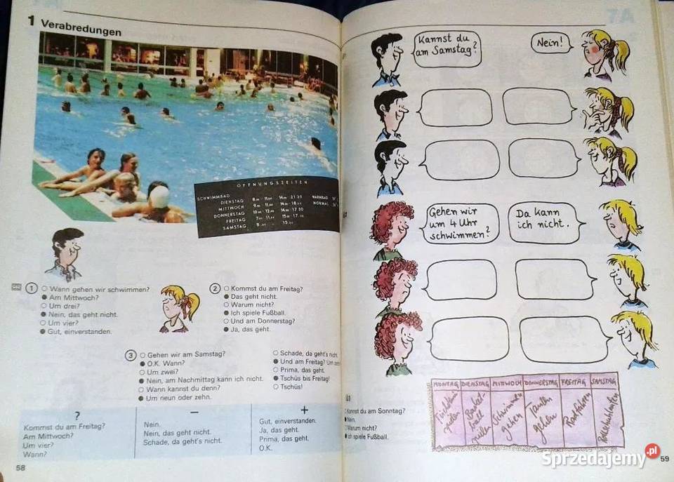 Deutsch konkret Podręcznik młodzieży Lehrbuch 1 miękka Chełm